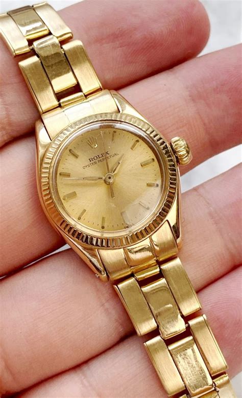 ladies rolex gold|vintage ladies gold rolex.